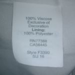 Madewell  M Sleeveless White Diamond Tasseled Trim Lined Summer Dress Photo 5