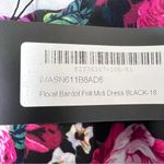 Boohoo FLORAL OFF THE SHOULDER FRILL MIDI DRESS Size 14 NWT Photo 5