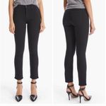 Mother The Midrise Dazzler Ankke Step Fray Size 31 Not Guilty Wash Black Photo 1