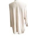 Garnet Hill Women’s 100% Organic Linen Tunic Size Medium V- Neck Light Beige Photo 3