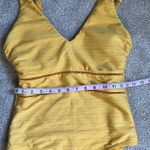 Sea Level Swim V Neck Sunflower Yellow One Piece Size 6 Photo 3
