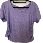 Nine West  Shirt‎ Womens Lavender NWT Yoga Gym Wicking Cutout Back $46 New! Photo 0