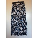 Veronica Beard  Norris Floral-Print Silk-Blend Twill Midi Skirt Size 00 Photo 2