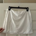Princess Polly Squiggle White Mini Skirt Photo 1