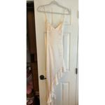 Revolve  NWOT More to Come Milly Asymmetrical Dress - Ivory - Medium Photo 2
