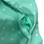 ZARA  Mint Green Polka Dot Mini Dress XS Spaghetti Straps Backless Pockets Photo 2