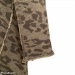 Rebecca Taylor  Sweatshirt Scoop Neck Leopard Print Gray Stylish Casual Fun Top S Photo 6