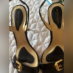 Bottega Veneta  Gold Buckle Heels Size 38/7/12 Photo 9