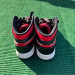 Jordan Air  1 Mid GS 'Black Fire Red' Size 4.5y Women’s Size 6 NO INSOLES Photo 3