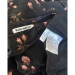 Reformation MAXI BLACK FLORAL PRAIRIE LACE UP CORSET TOP DRESS SZ. 2 EUC Photo 6