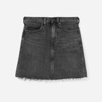 Everlane  black The denim skirt Photo 4