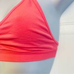 Victoria's Secret  Crochet Fishnet Racerback Bralette Size‎ XS Neon Coral NEW Photo 2