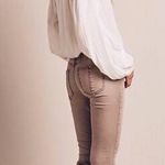 Free People Sueded Sateen Zipper Back Skinny Jeans Photo 0