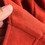 Marie Sixtine Women Orange Gold Cotton L'Essentiel Knit Moto Jacket Size Small Photo 5