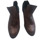 Andrew Geller  Friona Block Heel Bootie Snakeskin Print Size 6.5 Photo 2