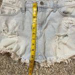 Tinseltown Blue High-Waisted Distressed Jean Shorts Photo 6