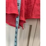 Counterparts  Pink Crochet 3/4 Sleeve Blouse Size Small Shark Hem‎ Boho Photo 2