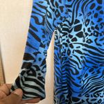 Premise FINAL MARKDOWN  Blue and Black Abstract Top XXL Photo 4