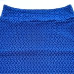 Margaret M petites jacquard diamond pencil straight skirt royal blue size small Photo 2