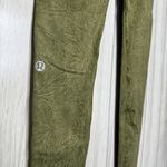 Lululemon  Fast and Free High Rise Tight 25" *Ice Dye Ice Wash Moss Green size 2 Photo 9