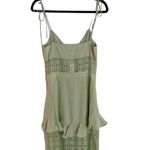For Love & Lemons NEW Women Size Small Green Lovebird Midi Dress Photo 3