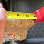 Madden Girl Floral Orange Blue Cream Peep Toe Bow  Wedges 4 Inch Wedge si… Photo 7