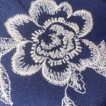 Luxology blue embroidered floral dress Photo 5