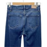 Paige  Denim High Rise Bell Canyon Flare Jeans Dion Dark Wash Size 26 | 2 Petite Photo 4