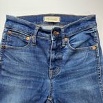 Madewell High Rise Skinny Denim 9" Women’s Size 24 Zip Jeans Blue Denim Pockets Photo 3