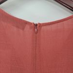 Francesca's Blue Rain Womens Dress M Orange Rust Embroidered Trim Ruffle Sleeve Boho NEW Photo 8