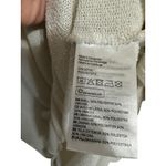 H&M women's white short sleeve knit collared polo v neck mini dress size Small Photo 3