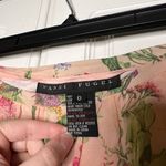 Vintage Y2K Cottagecore Floral 100% Silk Skirt Pink Size 0 Photo 6