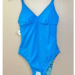 Vera Bradley NWT  Carly V-Neck Reversible Blue Paisley One Piece Swimsuit Photo 7