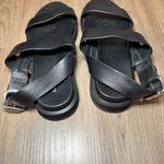 & Other Stories & Other Stories Black Flat Strappy Sandals US Size 6 Photo 3