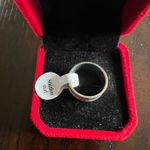 Unisex Stainless Steel Gold/Silver 6mm Band Size 17/7 Silver Photo 2