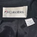 Vintage ILGWU JH Collectibles Black Wool 1 Button Blazer Pockets Shoulder Pads 8 Photo 7