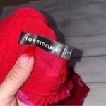 Torrid  Unlined Underwire Mesh Red Lips Ruffle Bra Photo 5