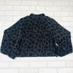 Old Navy  Leopard Print Quarter Zip Pullover Fleece Sweatshirt XS Photo 7