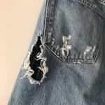 AGOLDE 90’s Mid Rise Loose Jean Heavily Distressed in Light Wash Blue Size 28 Photo 10