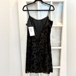 Betsey Johnson Vintage  Y2K 90’s Black Burgundy Velvet Metallic Dress Size S NWT Photo 5