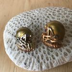 Football Earrings Helmet Metal Vintage Sports Photo 3