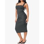 Cider ✨ Midi Dress Dark Grey Sz XL Dress✨ Photo 1