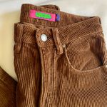 Empyre Women’s Corduroy Pants Brown Size 0 Y2K Skater Baggy Loose 24x30 Photo 2