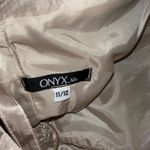 Pretty Vintage 90s Onyx Nite Champagne Lace Prom/Mother of the Bride Gown! Size 12 Photo 5