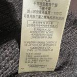 Burberry  Brit Brown Gold Mohair Silk Blend V Neck Long Sleeve Knit Sweater $495 Photo 6