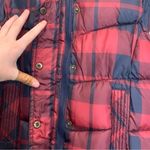Arizona Jeans  Co Red Plaid Puffer Vest Size Medium Photo 2