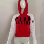 PINK - Victoria's Secret VS PINK Raglan Cropped Hooded Pullover, Large Photo 0