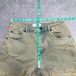 One Teaspoon Shorts Womens 28 Khaki Haze Legends High Waist Mom Fit Denim Photo 7