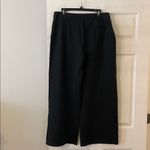 Spanx  Charcoal Gray Pants thick material inseam 30” waist 34” elastic Photo 2