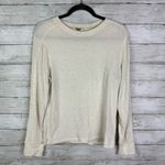 Madewell Ribbed Long Sleeve Crew Neck Top Size XL Photo 1